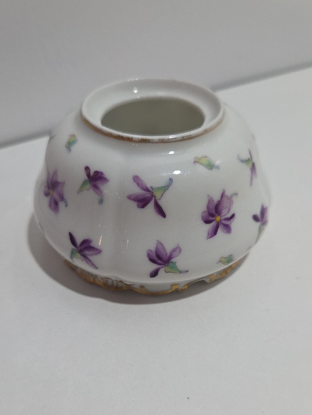Ceramic Floral Dish Missing Lid
